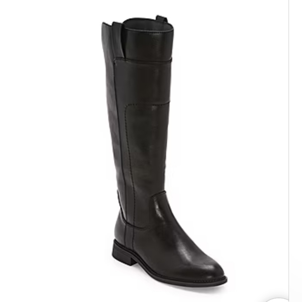FRYE AND CO. | Giovanna stacked heel tall riding boots